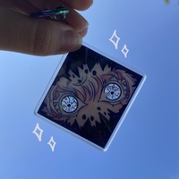 Infinite Void Domain Glitter Keychain - Thumbnail 1