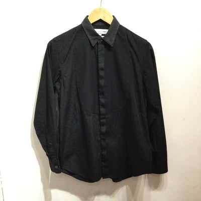 Comme des garçons shirt black dress shirt 90s