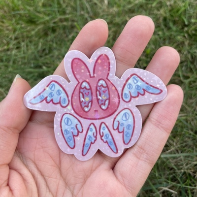 Biblically accurate bwee bunny sticker