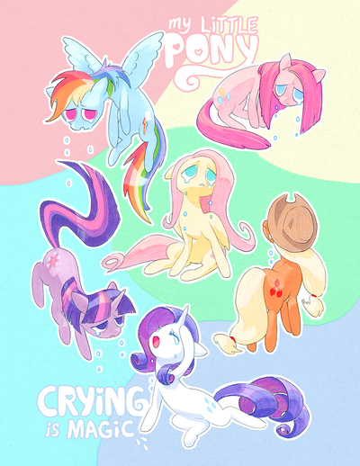 Mlp: crying is magic print