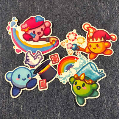Kirby stickers - Thumbnail 3