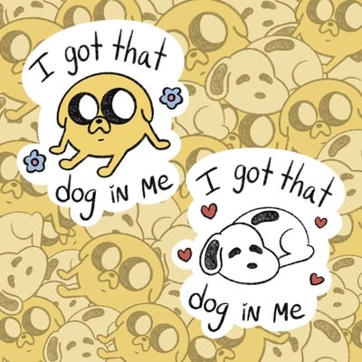 Got That Dog in Me Sticker