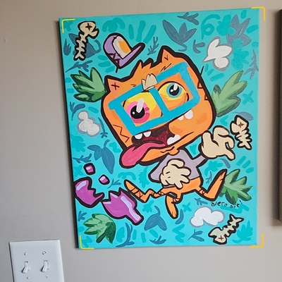 Alleycat blue (acrylic) 16x20