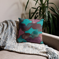 NGC Purple Argyle Reversible Pillow - Thumbnail 1