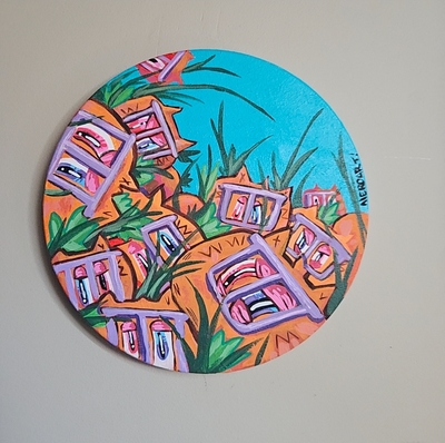 ALLEYCAT field for days (acrylic) 9x9