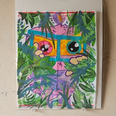 Alleycat priority cat 2 (acrylic) 8x10