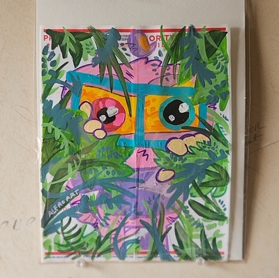 ALLEYCAT priority cat 2 (acrylic) 8x10