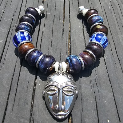 Mask tribal bangle  - Thumbnail 1