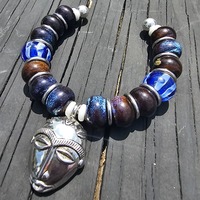 Mask Tribal Bangle  - Thumbnail 1