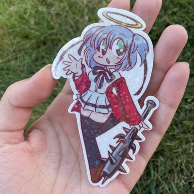 Violent angel sticker