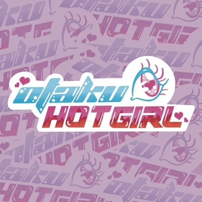 Otaku hot girl sticker