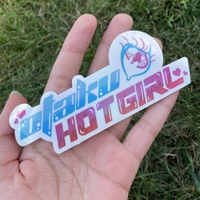 Otaku Hot Girl Sticker - Thumbnail 1