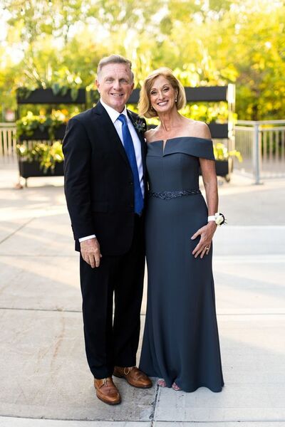 Blue Sheath Mother Of The Bride/Groom Dresses Evening Gowns Wedding Guest Dress