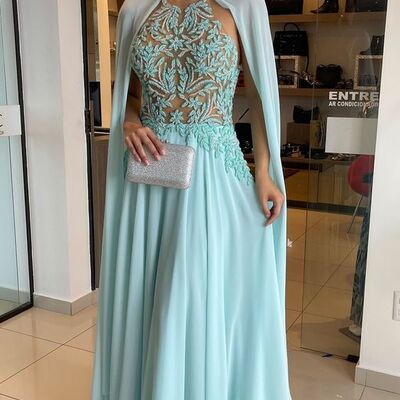 Blue sheath mother of the bride/groom dresses beading crytals evening gowns wedding guest dress