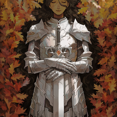 Requiem of fallen leaves (small print)