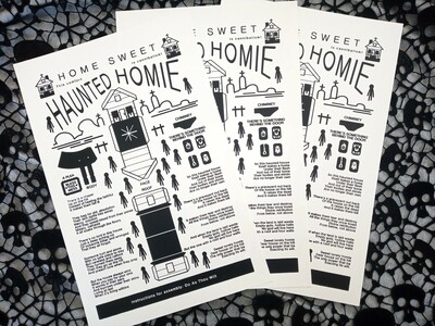 HAUNTED HOMIE Paper Toy