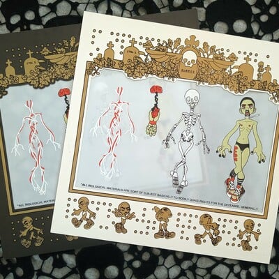 Quasi body screen print