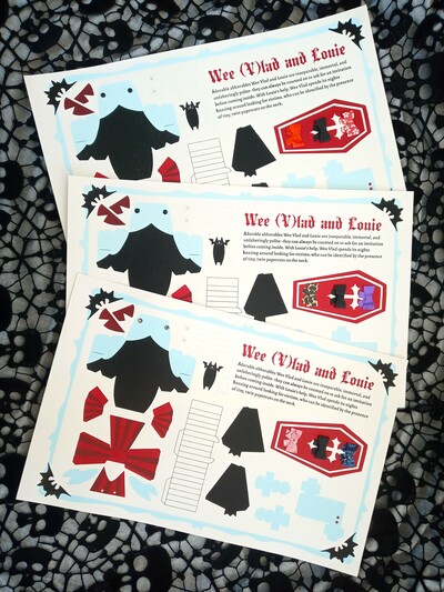 WEE (V)LAD AND LOUIE Paper Toy