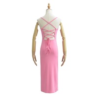 Sexy cross backless suspender skirt - Thumbnail 1