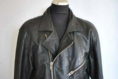MEN'S BIKER leather jacket , motorcycle leather jacket