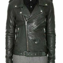 New Men's Genuine Lambskin Leather Slim Fit Biker Motorcycle Jacket