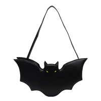 Halloween Black Bat Crossbody Bag - Thumbnail 8
