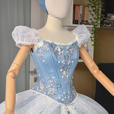 Cinderella princess dress cosplay costume