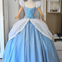 Cinderella Princess Dress Cosplay Costume - Thumbnail 3
