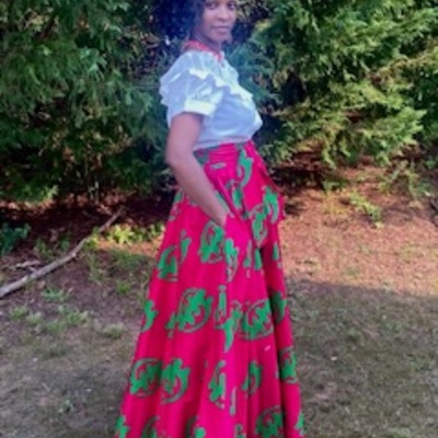 Ruffled button down shirt (xl)