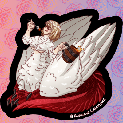 Chibi chimera sticker 