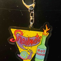 Cat or Hot Sauce Keychain! - Thumbnail 1