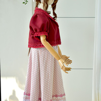 Aerith Final Fantasy Dress Cosplay Costume - Thumbnail 2