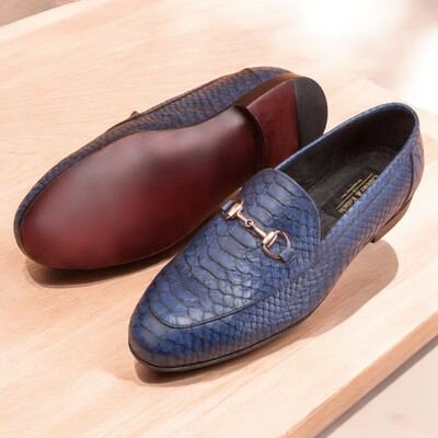 Men's Waterproof Loafers Dress Shoes,Handmade Formal Business Shoes, Round Toe Work Shoes,