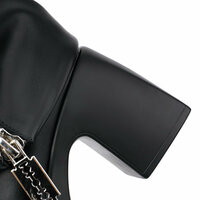 Chic Side Zipper Up Pant Boots - Thumbnail 5