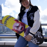 Hakos Baelz Psycho Saikou Skate Deck  - Thumbnail 2
