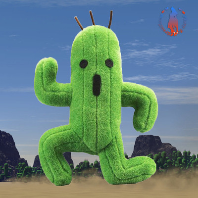 Final fantasy cactuar plush