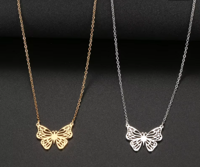 butterfly pendant necklace