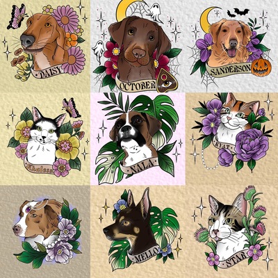 Custom pet portrait 