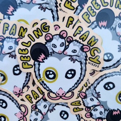 Feeling fancy opossum