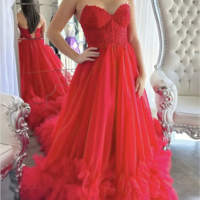 Yellow Prom Dresses PG865 - Thumbnail 2