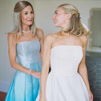 Simple Beach Ball Gown Wedding Dress Bridal Gowns - Thumbnail 1
