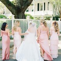 Simple Beach Side Slit Wedding Dress Bridal Gowns - Thumbnail 4