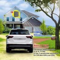 Driveway alarm home security solar power wireless burglar alarm kits - Thumbnail 2