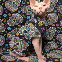 Dia De Los Muertos (Black)  - Fleece - Thumbnail 2