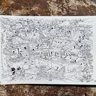 The wizerd original art - thent