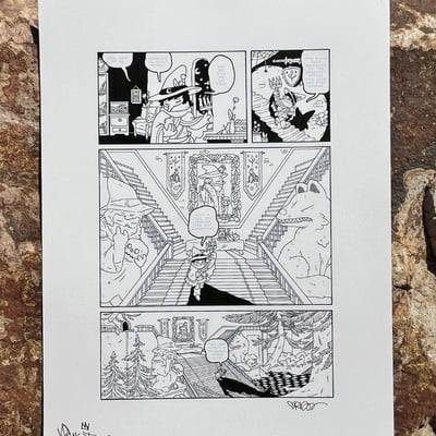 The wizerd original art - let me give you the tour