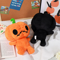 Halloween Pumpkin Doll Plush Toy - Thumbnail 3