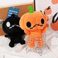Halloween Pumpkin Doll Plush Toy - Thumbnail 2