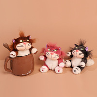 Funny Lucifer Cat Doll Plush Keychain - Thumbnail 1
