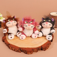 Funny Lucifer Cat Doll Plush Keychain - Thumbnail 2